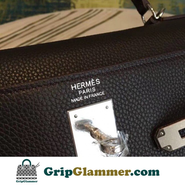 Hermes Cafe Clemence Kelly 35cm Lushentic AAAAA Grade Replica - Image 7