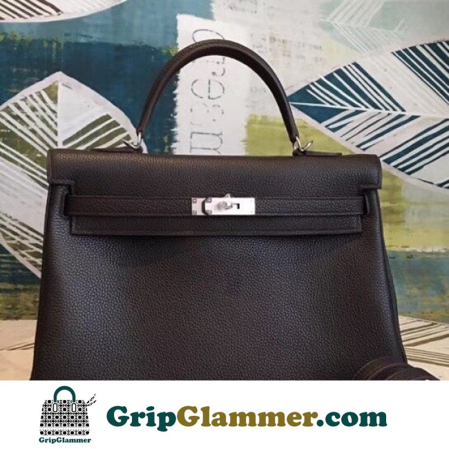 Hermes Cafe Clemence Kelly 35cm Lushentic AAAAA Grade Replica