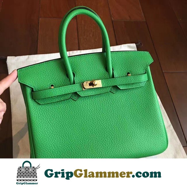 Hermes Bamboo Clemence Birkin 25cm Lushentic Grade Replica - Image 3