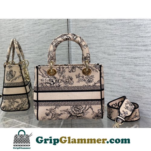 Dior Lady Dior 24cm Medium - Image 3