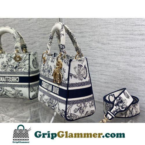 Dior Lady Dior 24cm Medium - Image 6