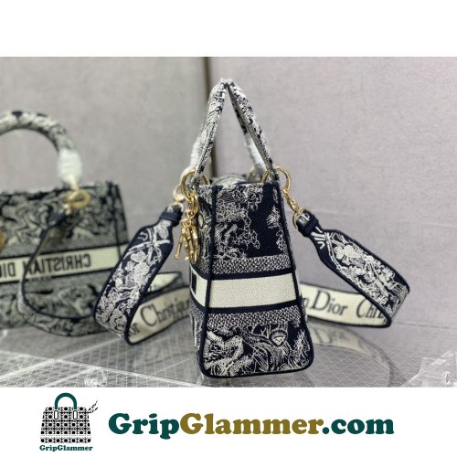 Dior Lady Dior 24cm Medium (Copy) - Image 5