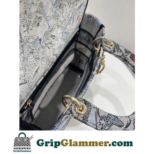 Dior Lady Dior 24cm Medium - Image 8