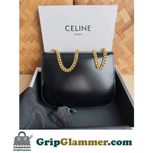 Celine Triomphe Chain square Bag-24.5*17*4CM - Image 2